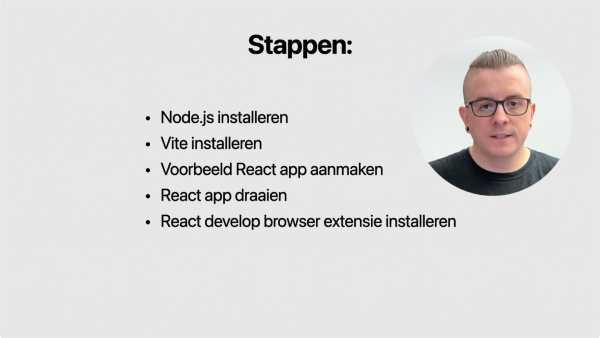 React installeren